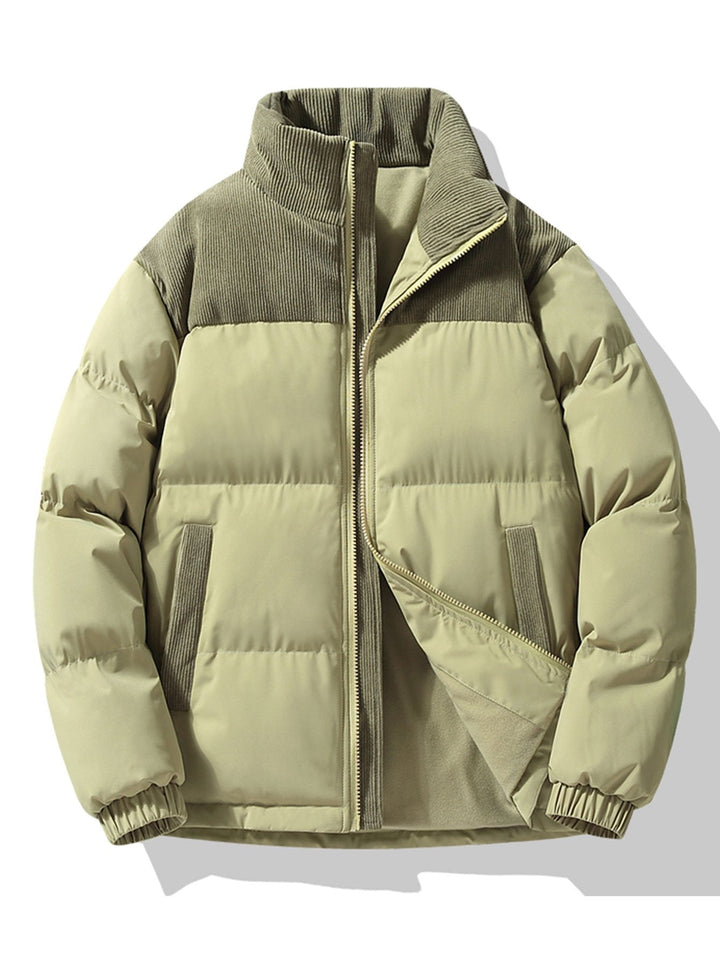Kordkragen Pufferjacke voor heren