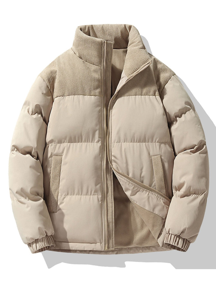 Kordkragen Pufferjacke voor heren