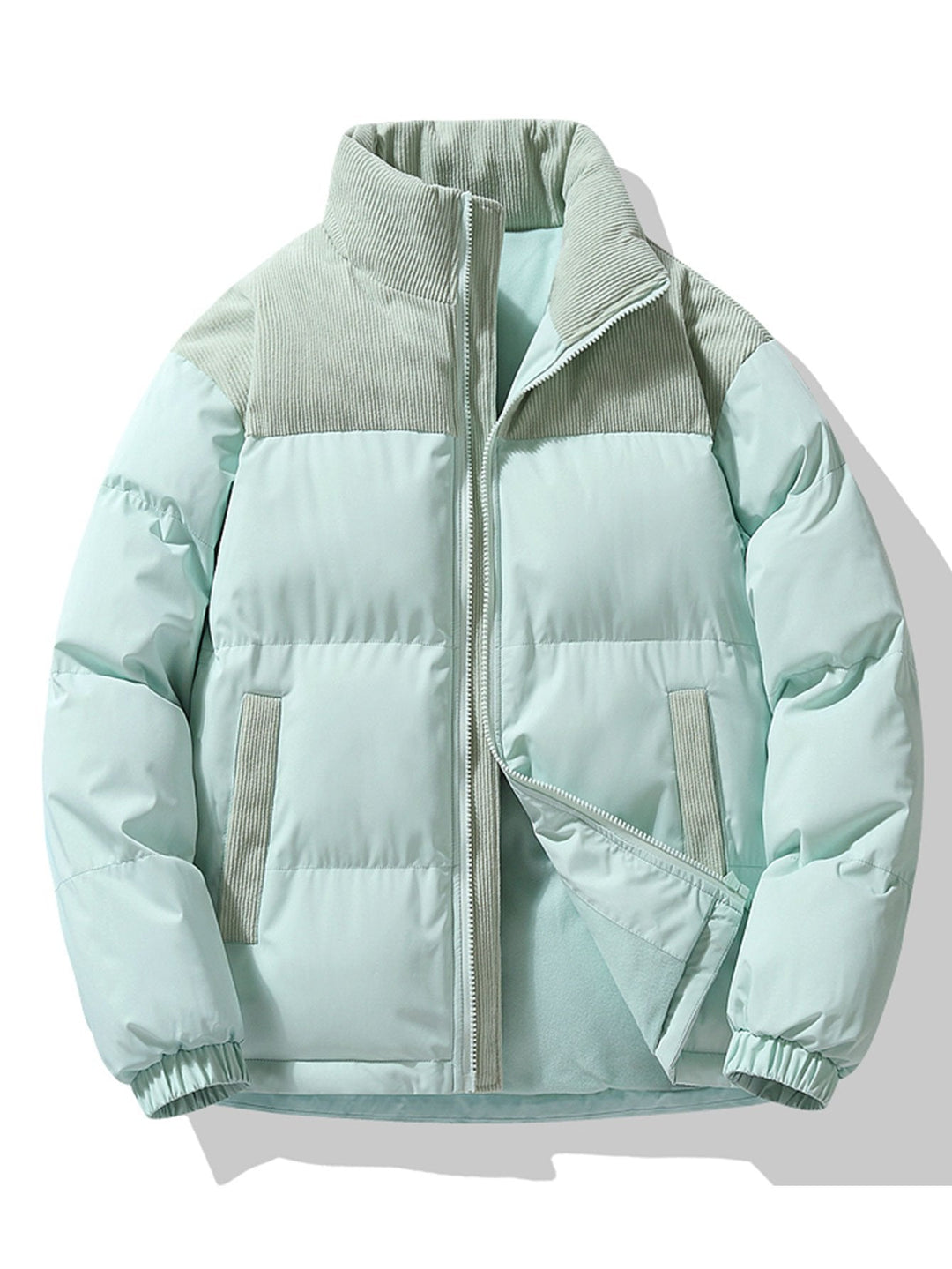 Kordkragen Pufferjacke voor heren