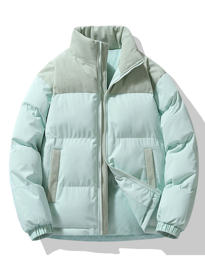 Kordkragen Pufferjacke voor heren
