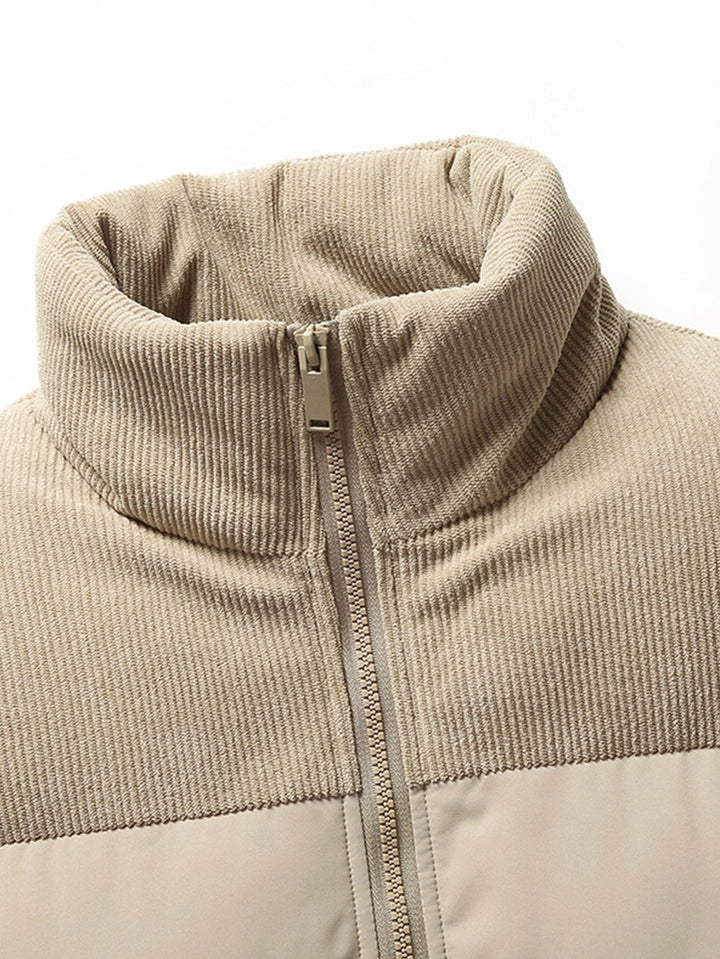 Kordkragen Pufferjacke voor heren