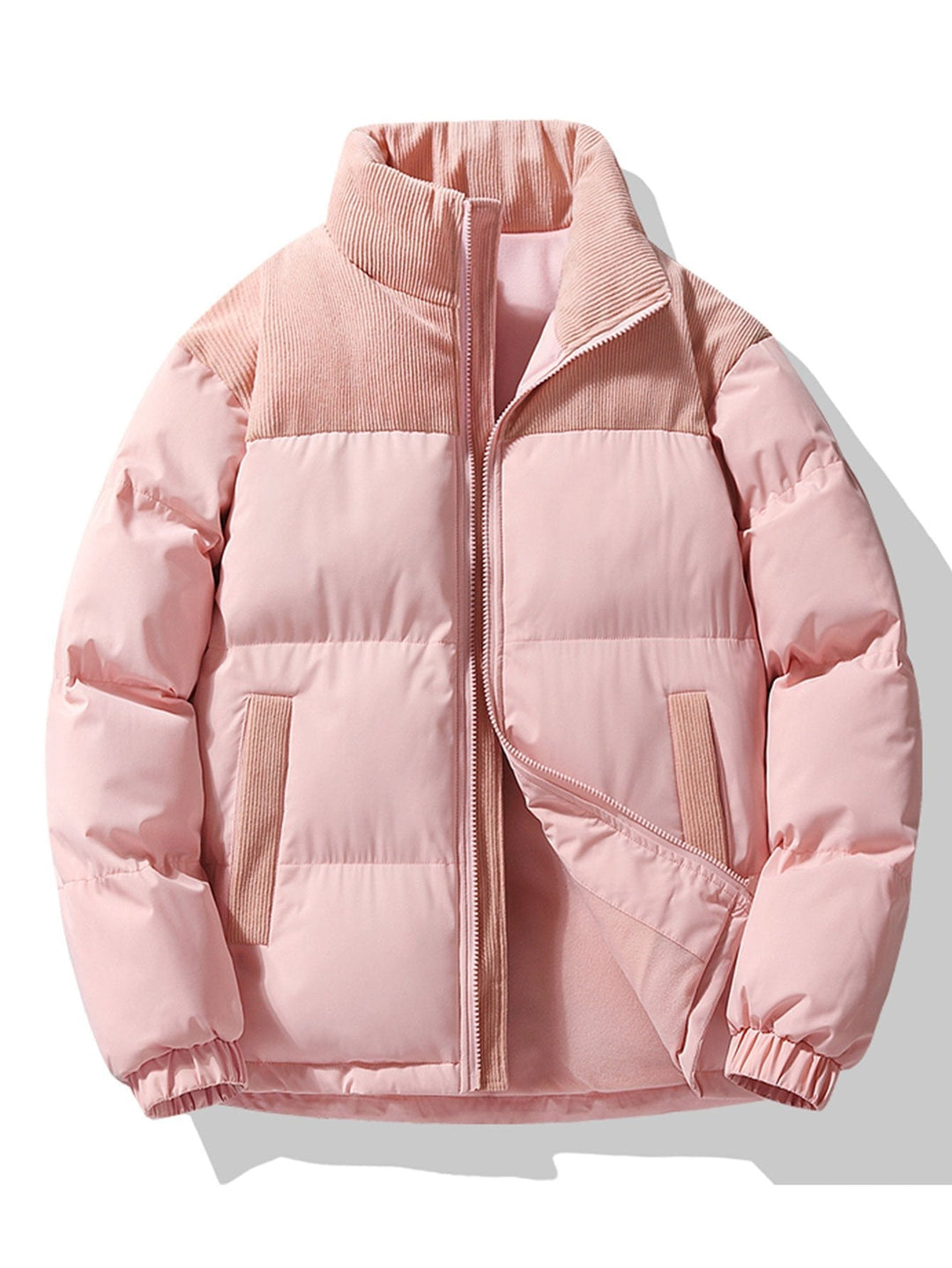 Kordkragen Pufferjacke voor heren