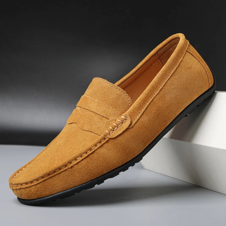 Isaac | Stylish Suede Loafers for Men with Slip-On Design and Comfortable Fit-3